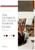 FREE GUIDE - The Ultimate Watercolour Pencil Starter Guide.